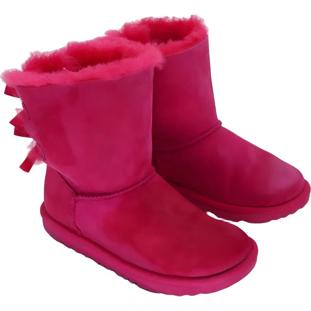 UGG Bailey Bow II Women's Winter Boots Size 5 - Stylish & Cozy - Picture 4 of 6